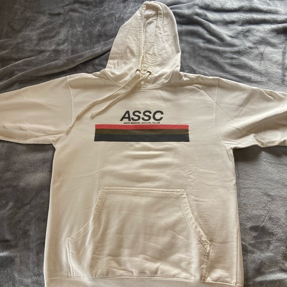 Anti Social Social Club Type-R FW17 Hoodie White - Picture 2 of 5